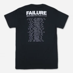 Failure New Merch North America Tour Tree Of Stars Black T-Sirt