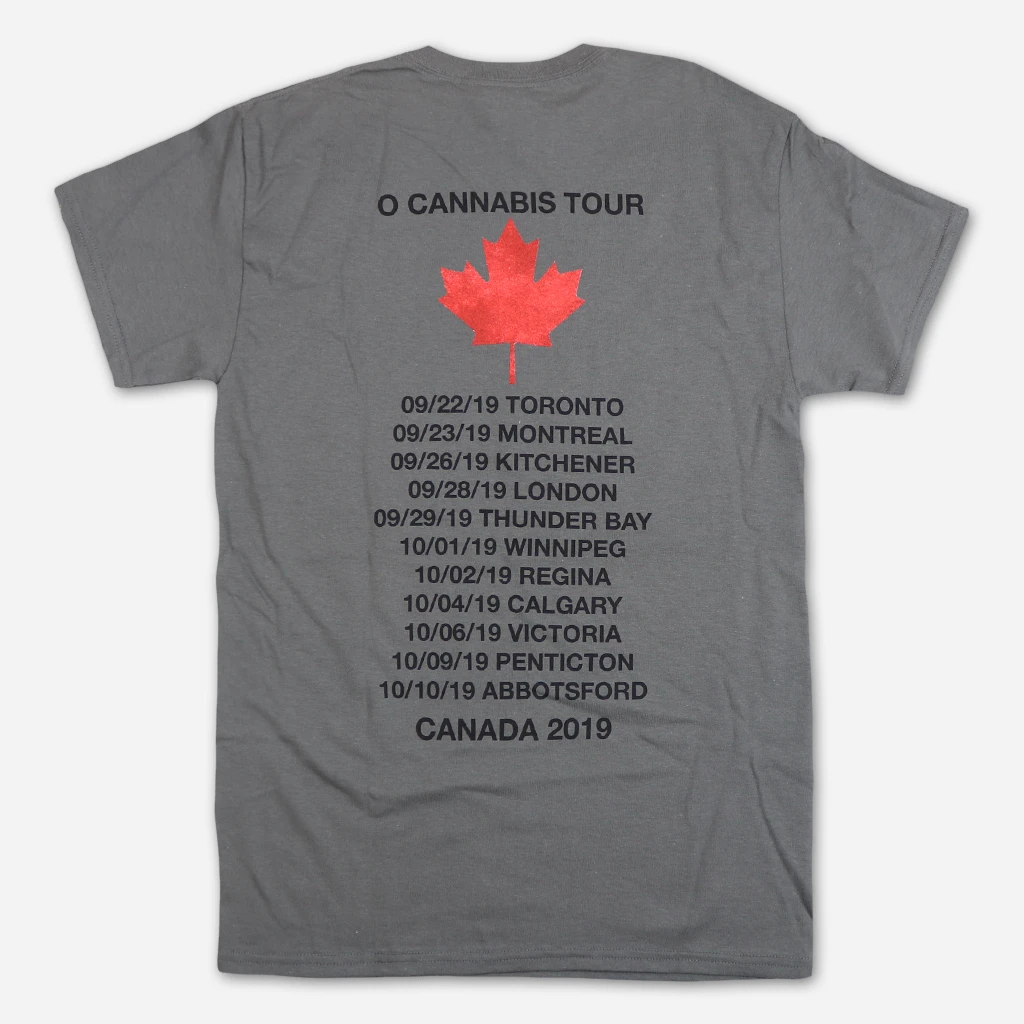 Cheech And Chong Canada Tour 2019 Smoking Beaver Charcoal T-Shirt 3 Cheech And Chong Canada Tour 2019 Smoking Beaver Charcoal T-Shirt