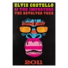 Elvis Costello Striped Monkey 2011 Poster