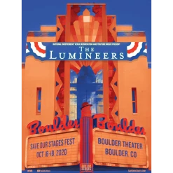 NIVA The Lumineers Live At Boulder Theater - Hand Screen-Printed Poster New Merch
