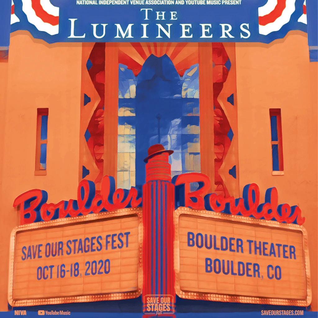 NIVA The Lumineers Live At Boulder Theater - Hand Screen-Printed Poster New Merch 2 NIVA The Lumineers Live At Boulder Theater - Hand Screen-Printed Poster New Merch