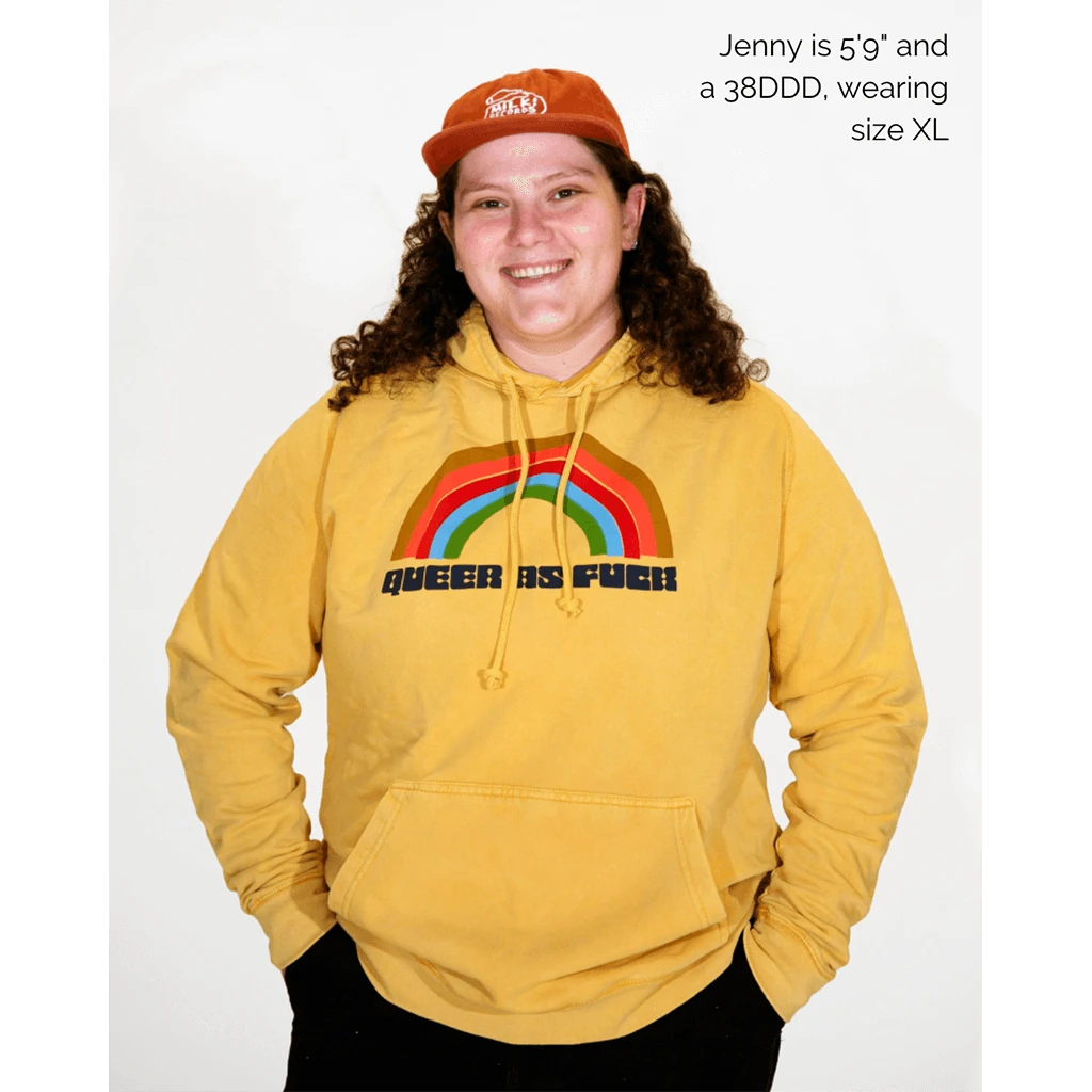 Autostraddle Queer As Fuck Vintage Hoodie 3 Autostraddle Queer As Fuck Vintage Hoodie