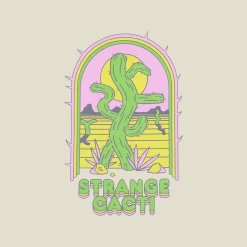 Angel Olsen New Merch Strange Cacti Cream T-Shirt