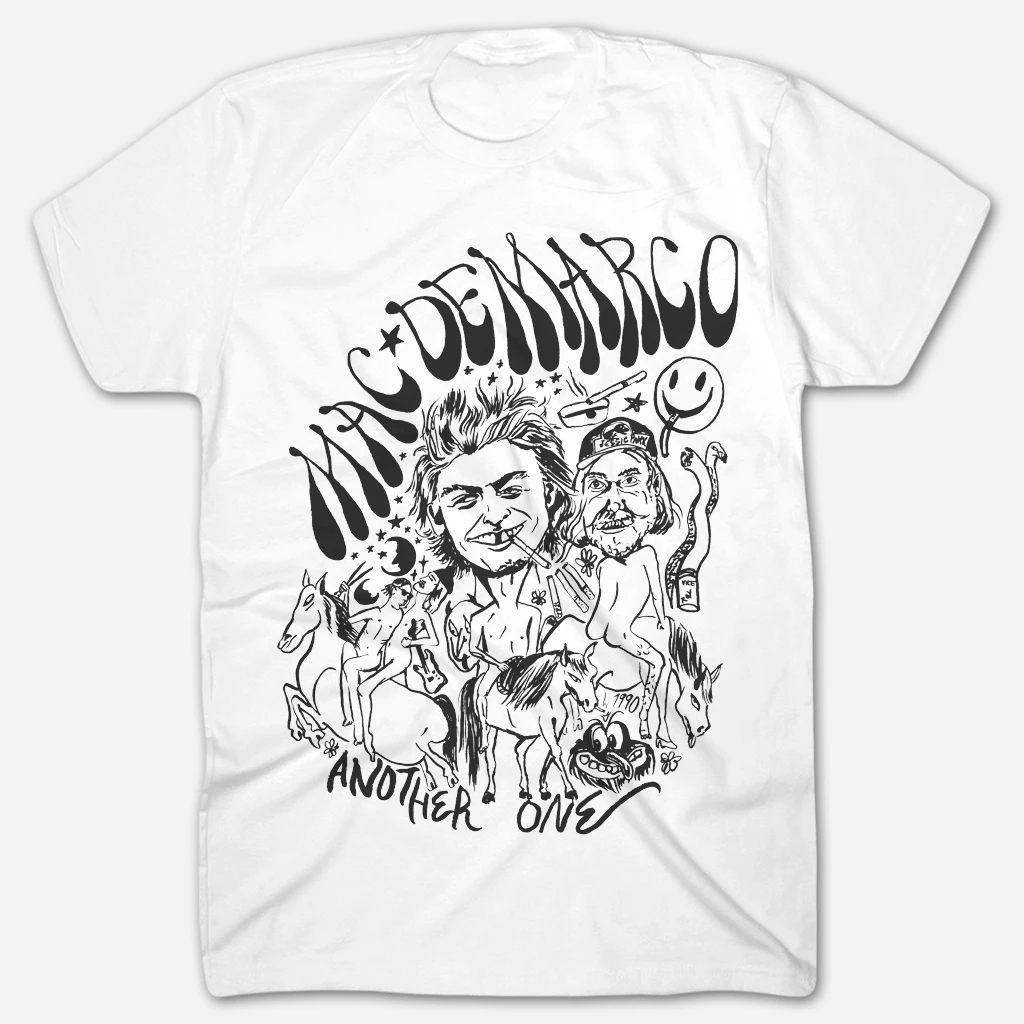 Mac DeMarco New Merch Another One White T-Shirt 1 Mac DeMarco New Merch Another One White T-Shirt