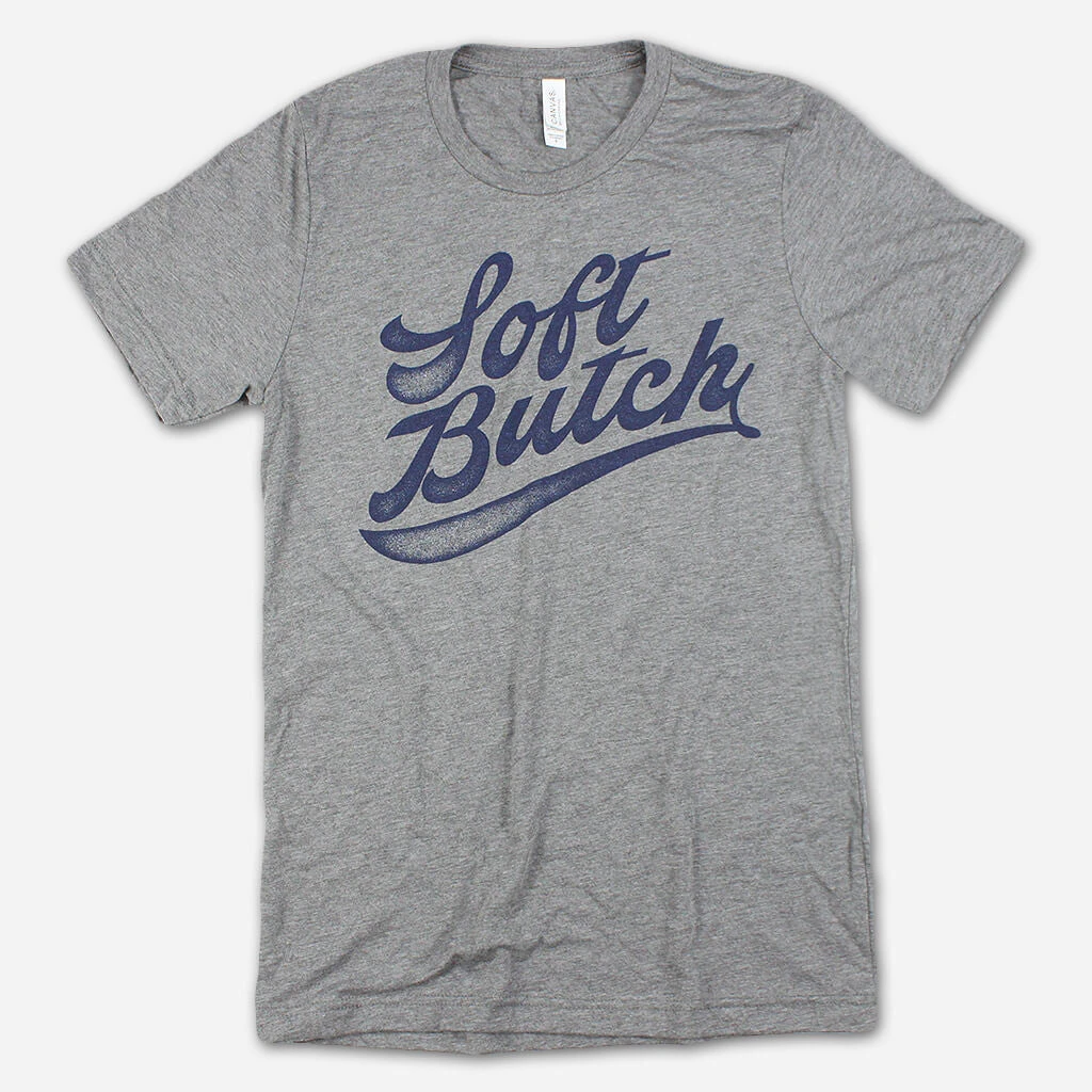 Autostraddle New Merch Soft Butch Grey Tri-Blend 1 Autostraddle New Merch Soft Butch Grey Tri-Blend