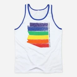 Crescent Ballroom Arizona Pride White/True Royal Tank Top New Merch