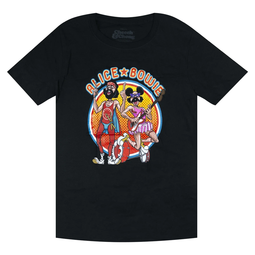 Cheech And Chong Alice & Bowie T-Shirt New Merch 1 Cheech And Chong Alice & Bowie T-Shirt New Merch