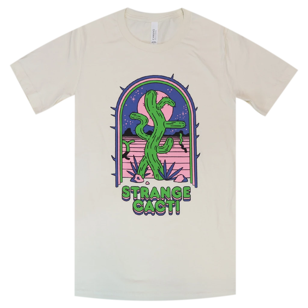 Angel Olsen New Merch Strange Cacti (Night) Cream T-Shirt 1 Angel Olsen New Merch Strange Cacti (Night) Cream T-Shirt