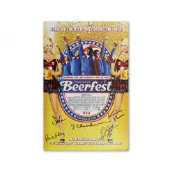 Broken Lizard Autographed Beerfest Poster