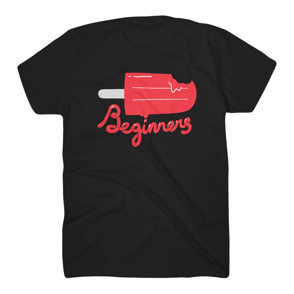 BEGINNERS New Merch Popsicle Black T-Shirt 1 BEGINNERS New Merch Popsicle Black T-Shirt