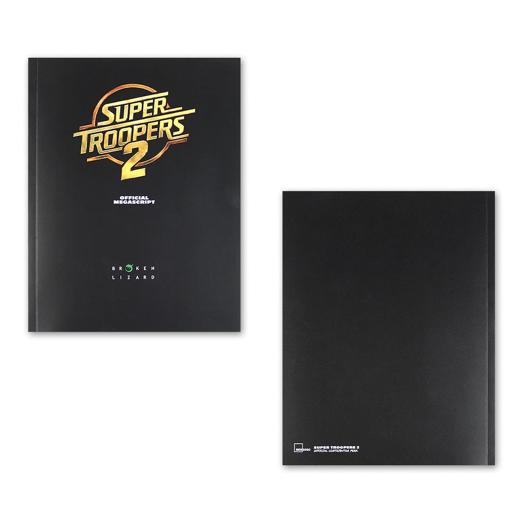 Broken Lizard Super Troopers 2 Collectible Megascript New Merch 2 Broken Lizard Super Troopers 2 Collectible Megascript New Merch