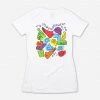 The Dismemberment Plan New Merch Body Parts Women's White T-Shirt