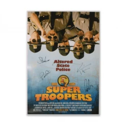 Broken Lizard Autographed Super Troopers Large Poster
