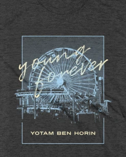 Yotam Ben Horin Young Forever Ferris Wheel Tri-Black T-Shirt New Merch