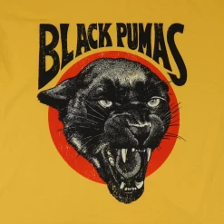 Black Pumas Circle Puma Citrus T-Shirt New Merch
