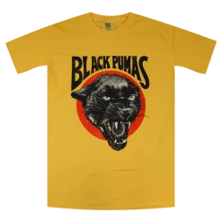 Black Pumas Circle Puma Citrus T-Shirt New Merch