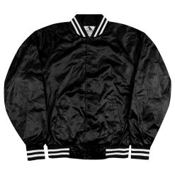 Thunderbird Lounge TL Logo Black Satin Jacket