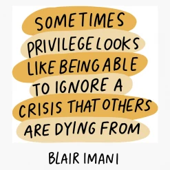 Blair Imani Sometimes White Long Sleeve New Merch