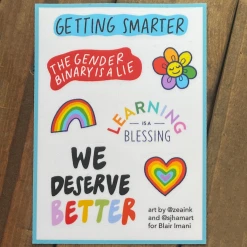 New Merch Blair Imani Sticker Sheet Set