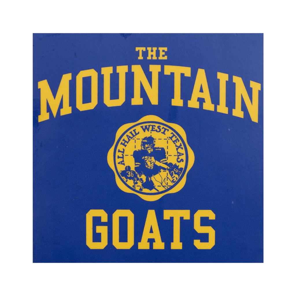 The Mountain Goats New Merch All Hail West Texas Sticker 2 The Mountain Goats New Merch All Hail West Texas Sticker