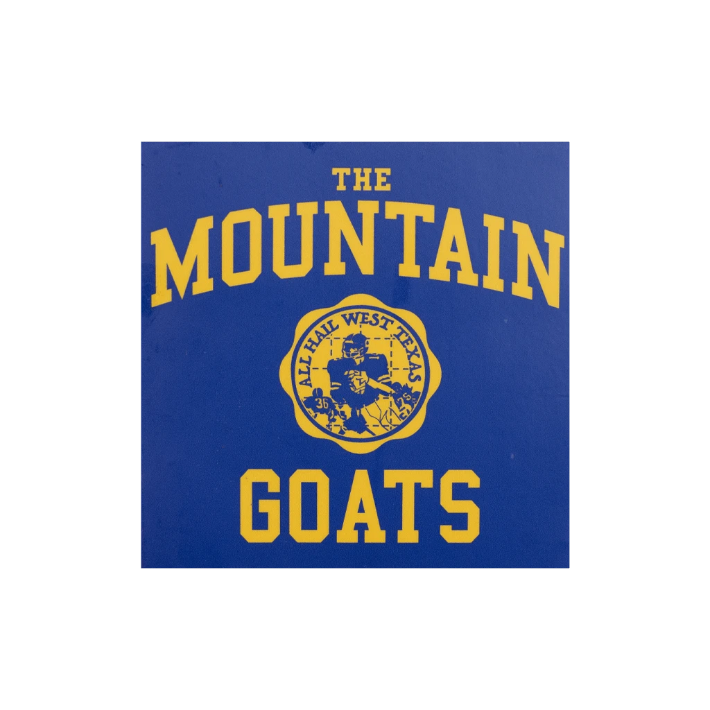 The Mountain Goats New Merch All Hail West Texas Sticker 4 The Mountain Goats New Merch All Hail West Texas Sticker