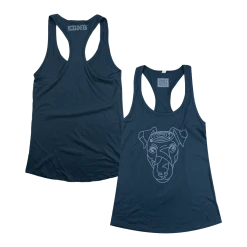 Edie Brickell & New Bohemians New Merch Hunter Logo Heather Navy Tank