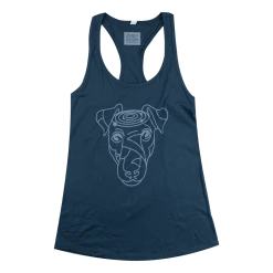 Edie Brickell & New Bohemians New Merch Hunter Logo Heather Navy Tank