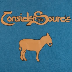 Consider The Source Hybrid Mule Indigo T-Shirt New Merch
