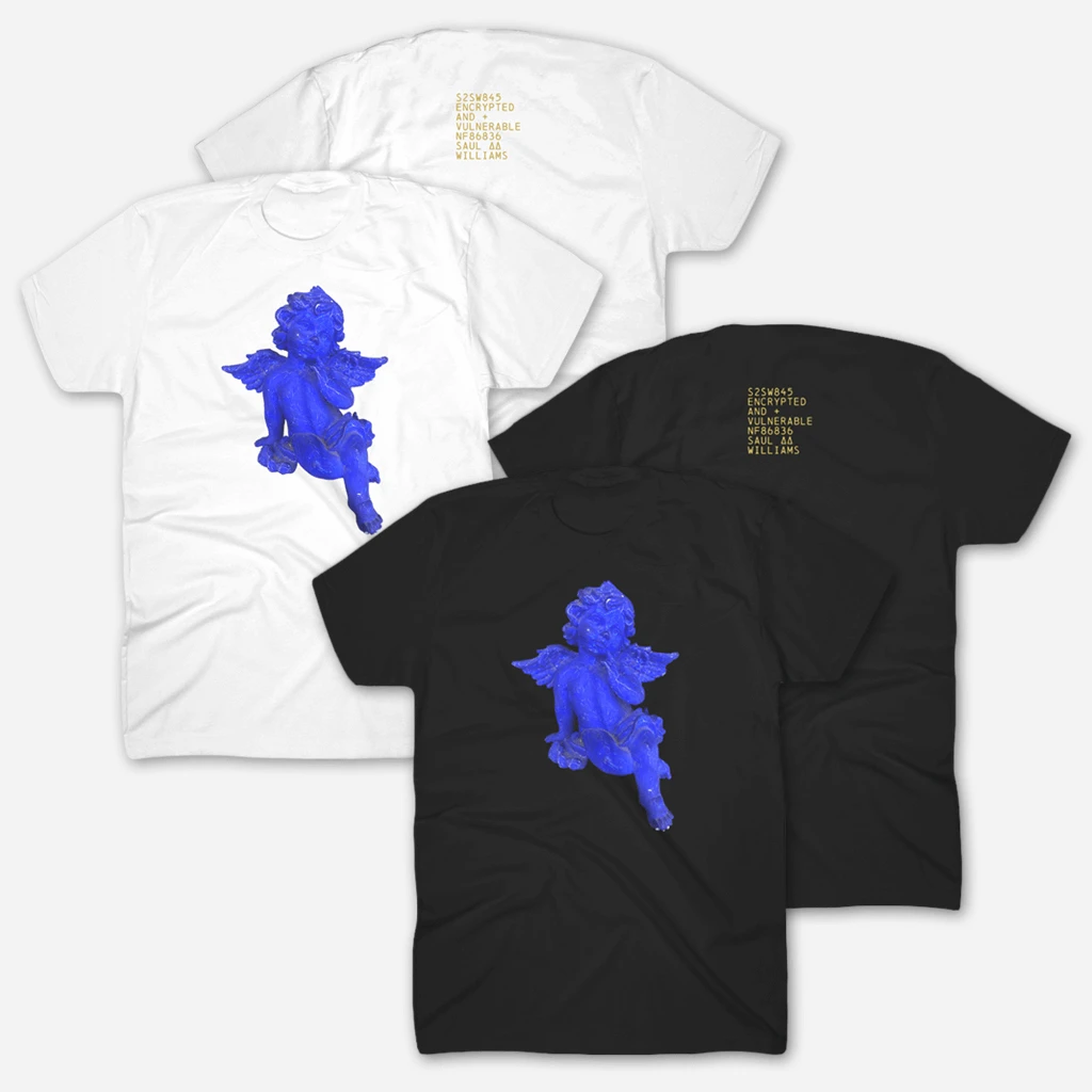 Pirates Blend Saul Williams - Encrypted & Vulnerable T-Shirt New Merch 1 Pirates Blend Saul Williams - Encrypted & Vulnerable T-Shirt New Merch