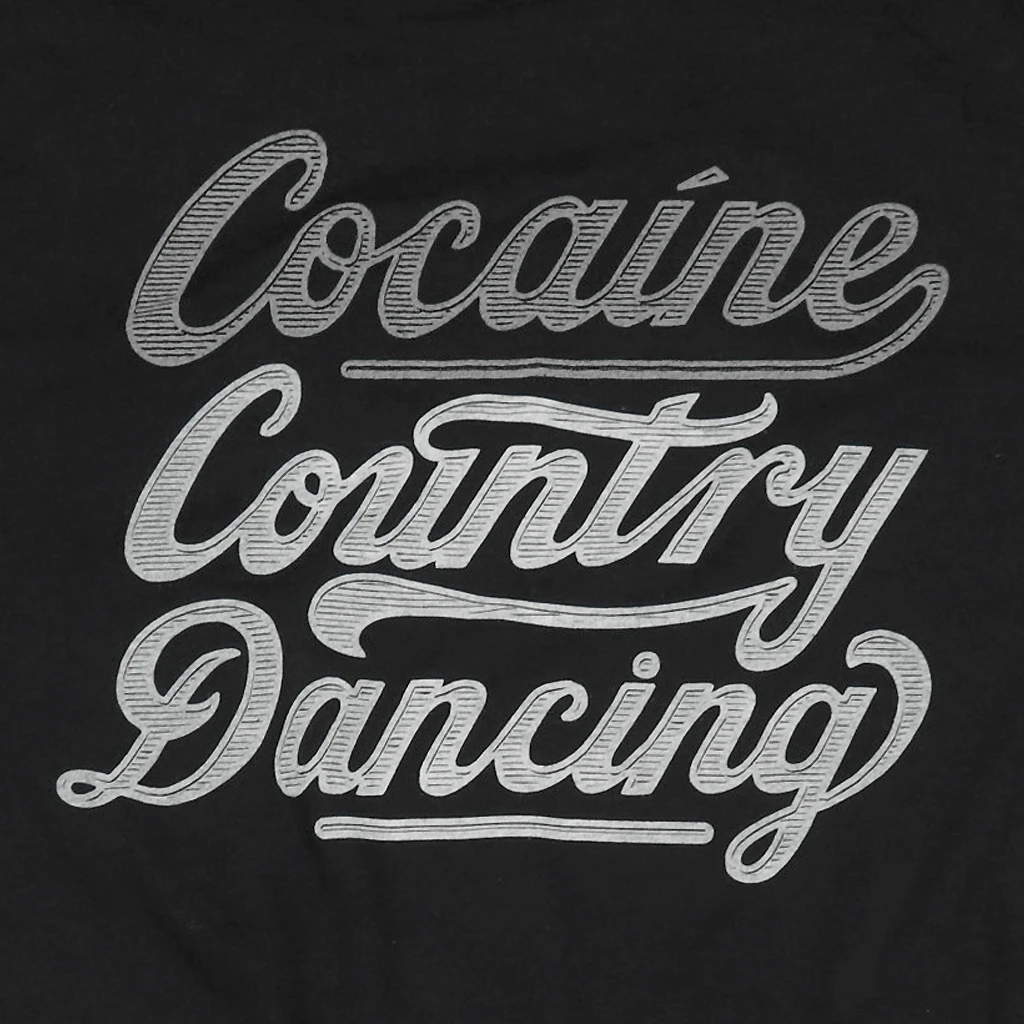 Paul Cauthen Cocaine Country Dancing Black T-Shirt 2 Paul Cauthen Cocaine Country Dancing Black T-Shirt