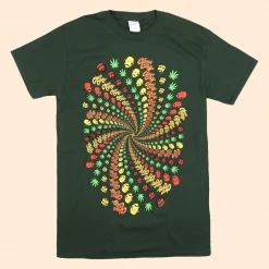 Homies In Dreamland By Cheech And Chong New Merch Spiral Green T-Shirt 4 Homies In Dreamland By Cheech And Chong New Merch Spiral Green T-Shirt