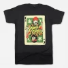 Cheech And Chong High Times Playing Card Black T-Shirt