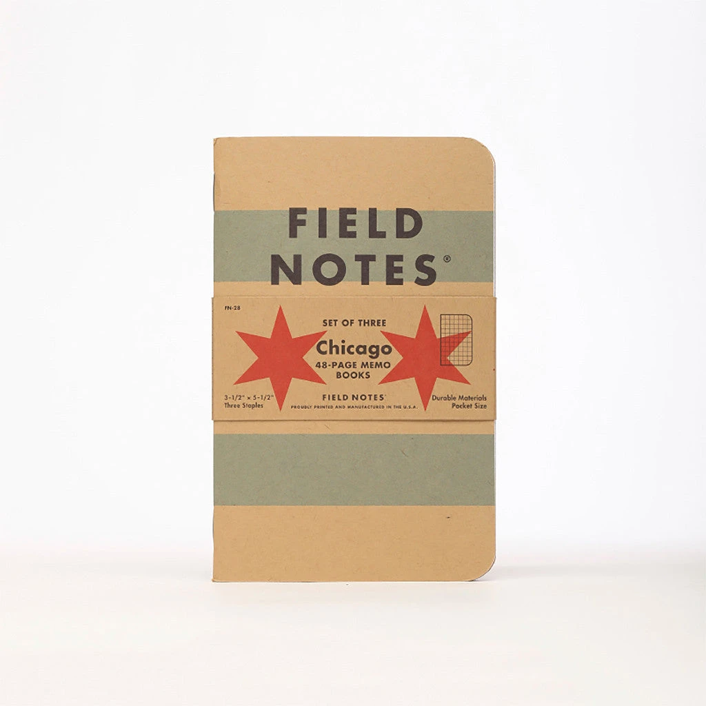 Field Notes Chicago Edition: Graph Paper 3-Pack 1 Field Notes Chicago Edition: Graph Paper 3-Pack