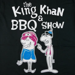 The King Khan & BBQ Show New Merch Cartoon T-Shirt