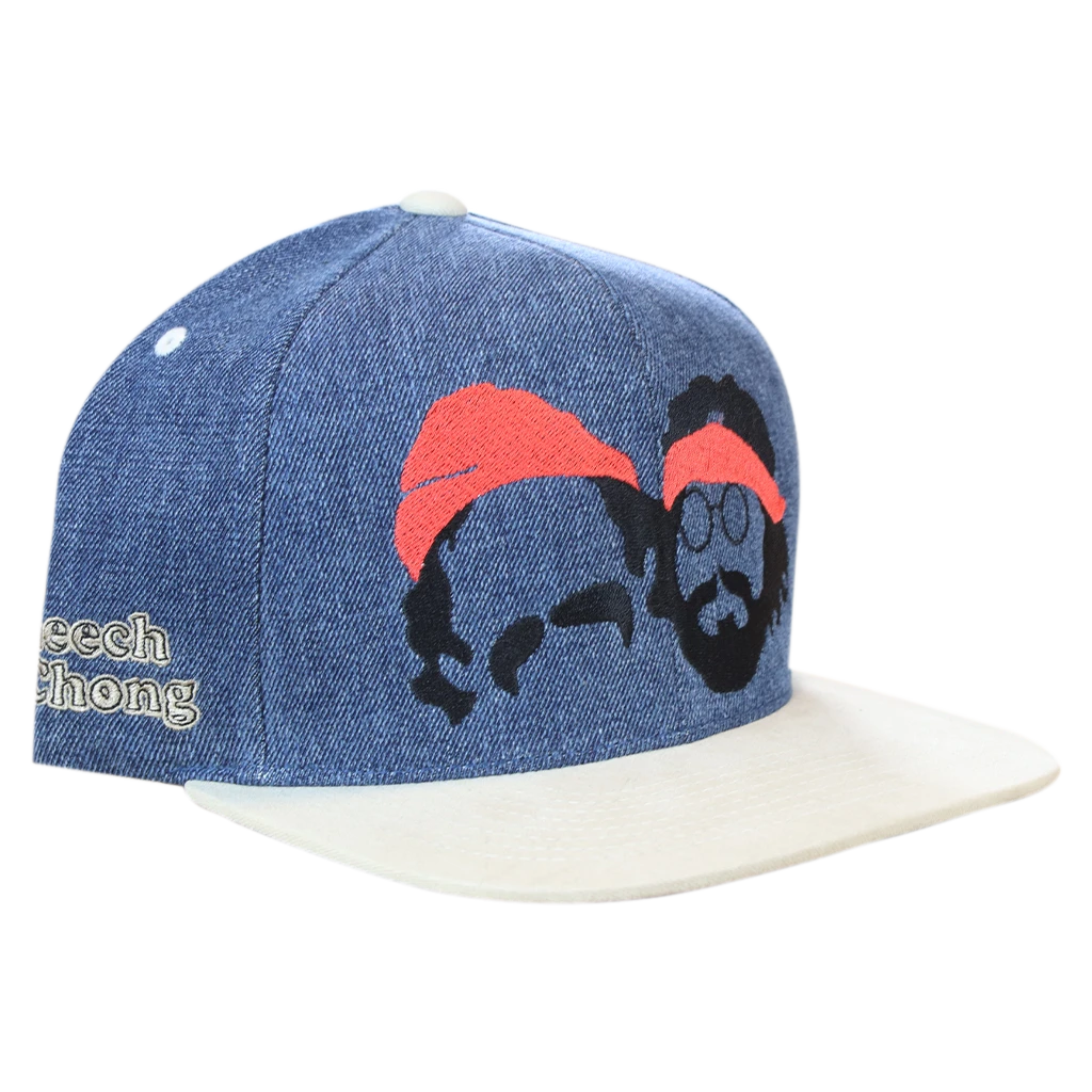 Cheech And Chong New Merch Denim Snapback Hat 1 Cheech And Chong New Merch Denim Snapback Hat