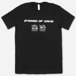 Strand Of Oaks New Merch Chords Black T-Shirt