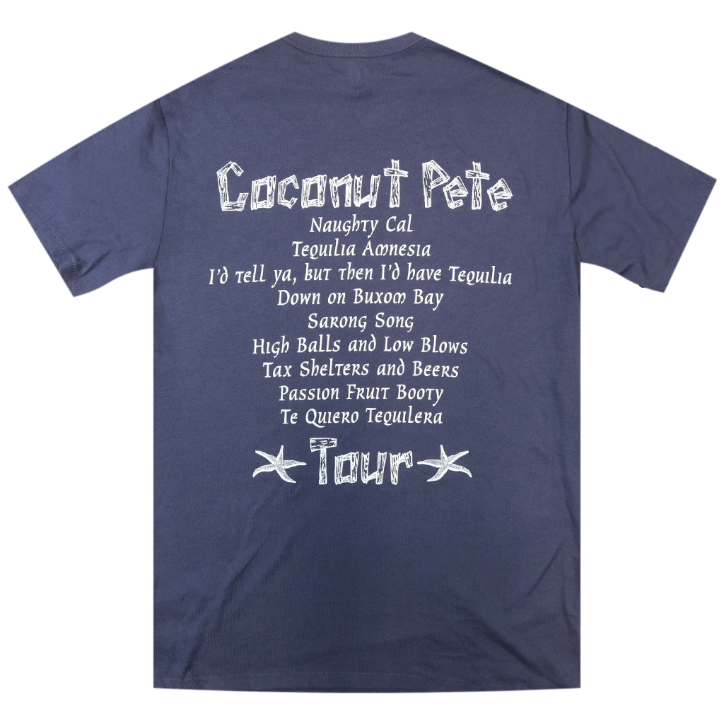 Broken Lizard New Merch Coconut Pete Tour 1978 Vintage Navy T-shirt 5 Broken Lizard New Merch Coconut Pete Tour 1978 Vintage Navy T-shirt