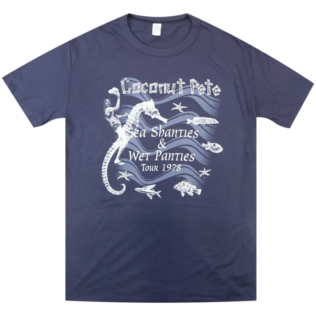 Broken Lizard New Merch Coconut Pete Tour 1978 Vintage Navy T-shirt 4 Broken Lizard New Merch Coconut Pete Tour 1978 Vintage Navy T-shirt