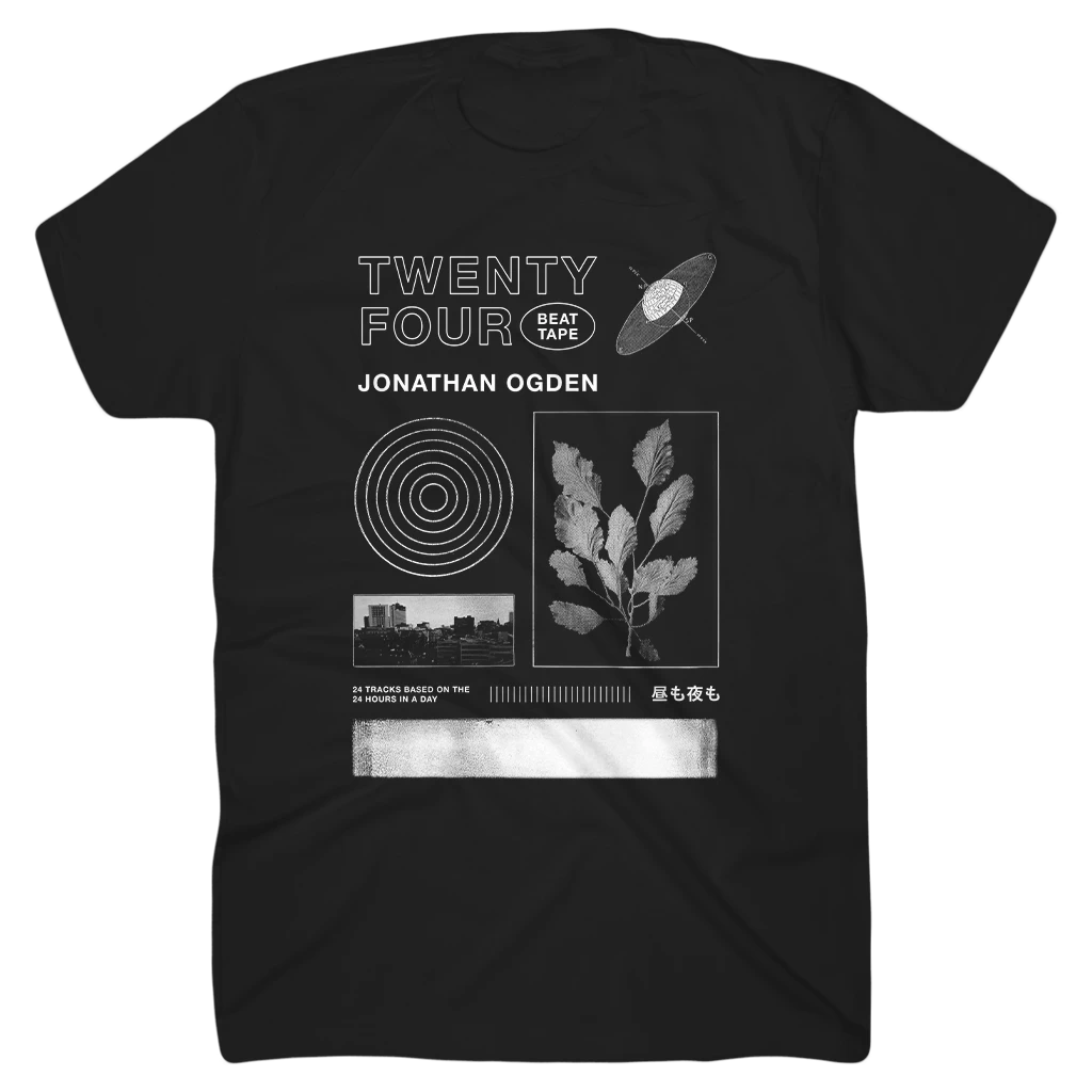 Jonathan Ogden Collage Black T-Shirt 1 Jonathan Ogden Collage Black T-Shirt