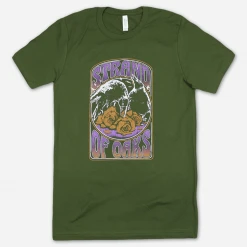 Strand Of Oaks Crows Olive T-Shirt