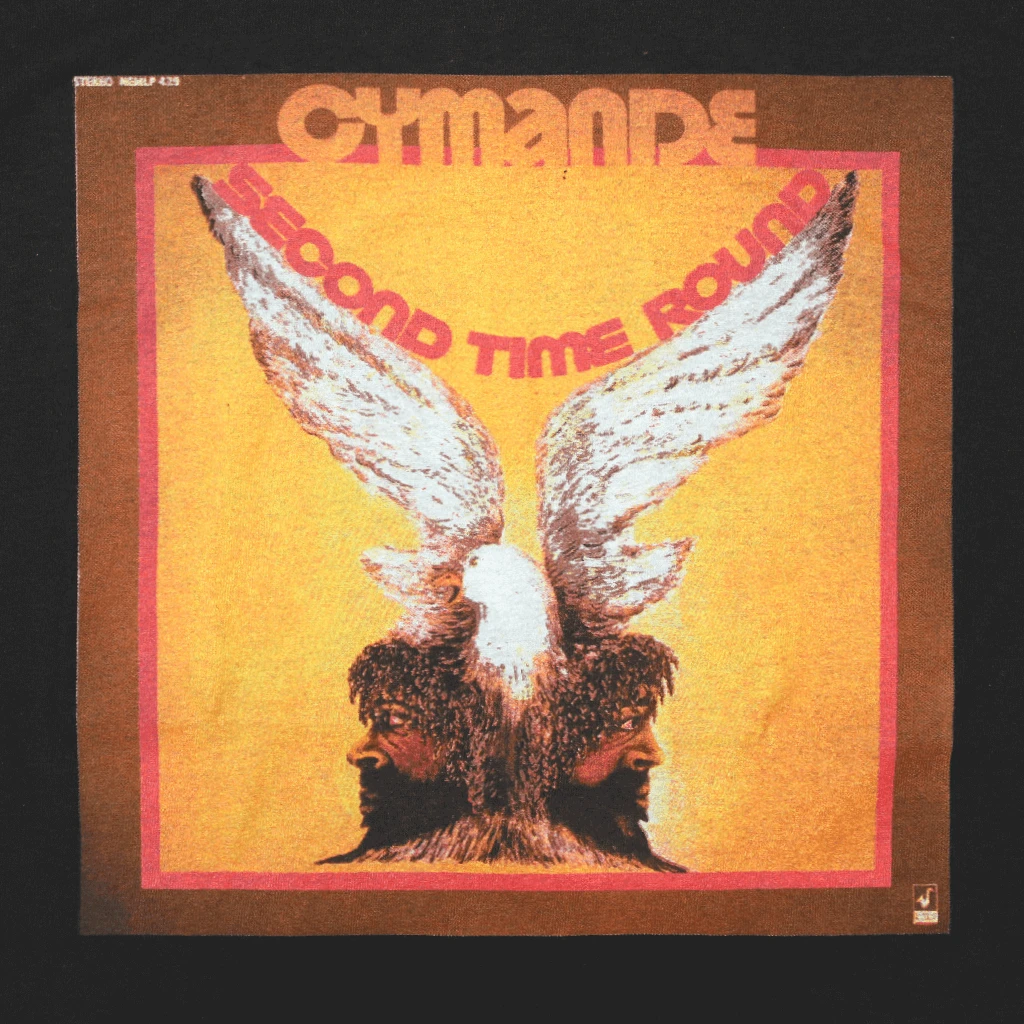 Cymande Second Time Round Black T-Shirt 2 Cymande Second Time Round Black T-Shirt