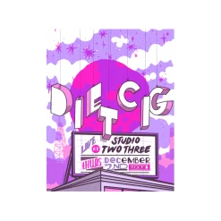 Diet Cig Live At Studio Two Three Risograph Poster