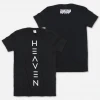 Dilly Dally Heaven Center Simple Logo Black T-Shirt