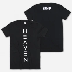 Dilly Dally Heaven Center Simple Logo Black T-Shirt