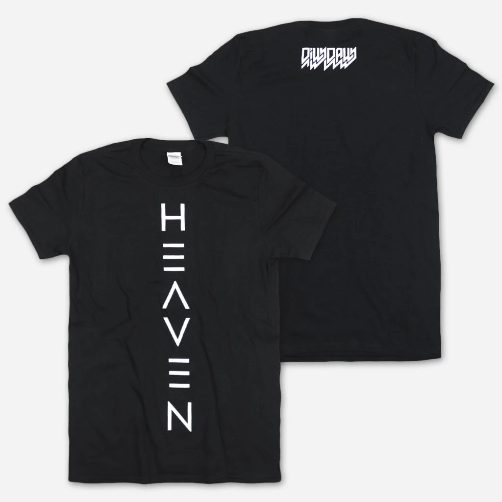 Dilly Dally Heaven Center Simple Logo Black T-Shirt 1 Dilly Dally Heaven Center Simple Logo Black T-Shirt