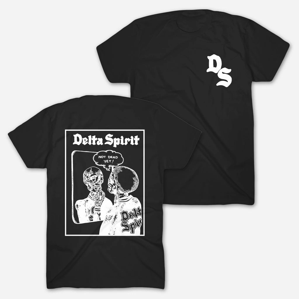 Delta Spirit Not Dead Yet Black T-Shirt 1 Delta Spirit Not Dead Yet Black T-Shirt