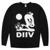 DIIV New Merch Lux Logo Black Pullover Fleece Sweatshirt