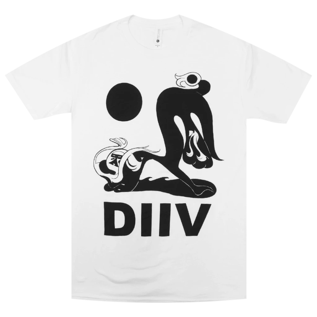 DIIV Lux Logo White T-Shirt New Merch 1 DIIV Lux Logo White T-Shirt New Merch