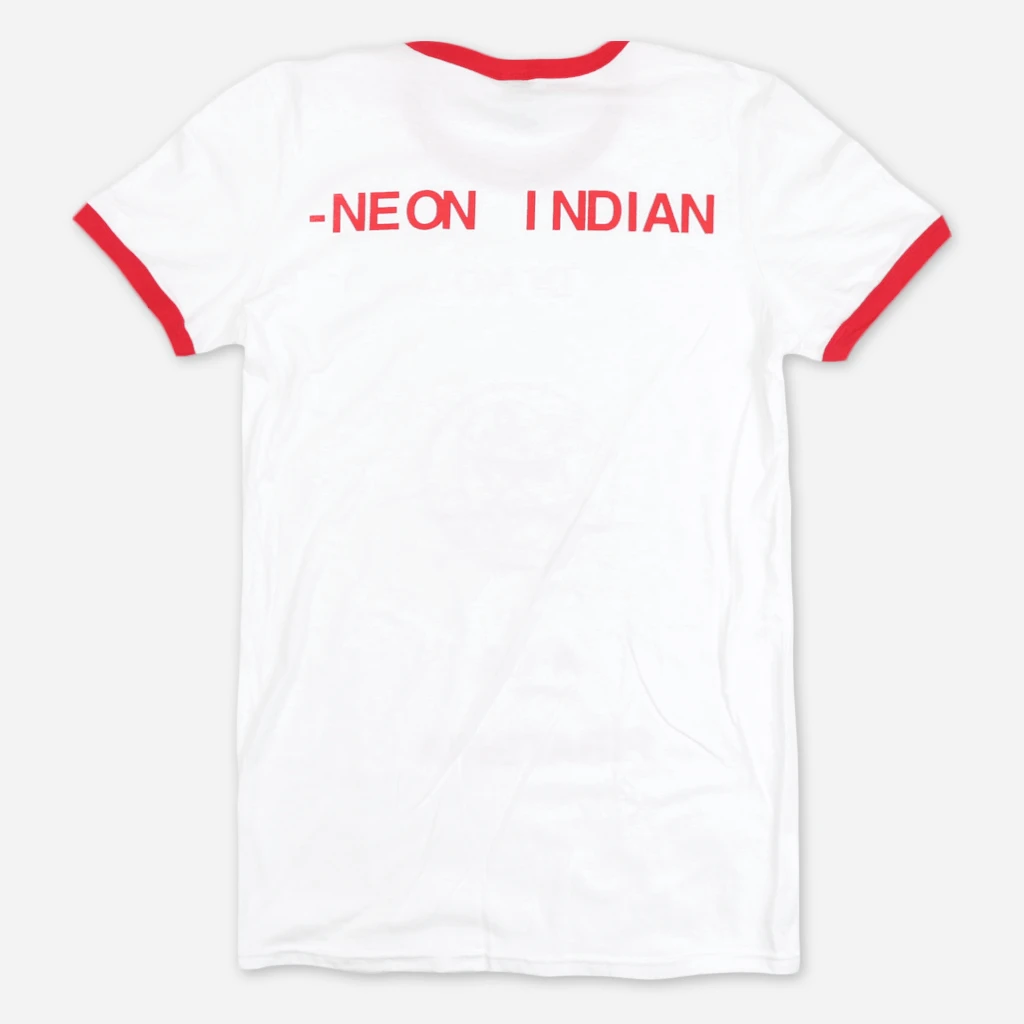 Neon Indian Di No A La Pirateria Ringer T-Shirt New Merch 3 Neon Indian Di No A La Pirateria Ringer T-Shirt New Merch