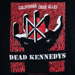 Dead Kennedys New Merch California Uber Alles (Hand) Black T-Shirt
